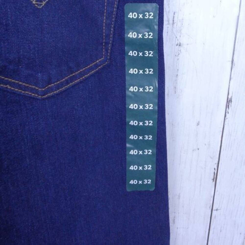 Levis 505 Regular Stretch Sits At Waist Straight Leg Mens Dark Wash Size 40 X 32 - Picture 5 of 5